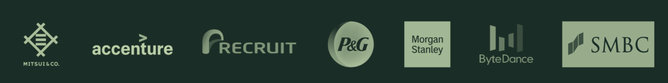 信頼される企業のロゴ - 多くの就活生と転職者に選ばれています